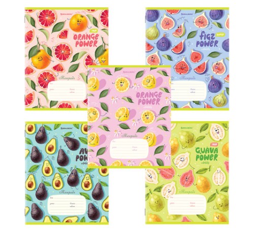 Тетрадь 12 л. BRAUBERG, клетка, обложка картон, 