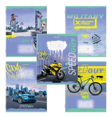 Тетрадь 12 л. BRAUBERG, клетка, обложка картон, 