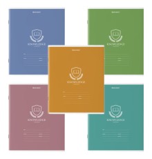 Тетрадь 18 л. BRAUBERG линия, обложка картон, 