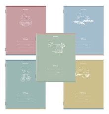 Тетрадь 24 л. BRAUBERG клетка, обложка картон, 