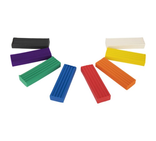 Пластилин классический BRAUBERG KIDS, 8 цветов, 160 г, со стеком, 106501