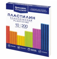 Пластилин классический BRAUBERG 