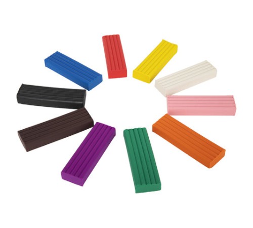 Пластилин классический BRAUBERG KIDS, 10 цветов, 200 г, со стеком, 106504