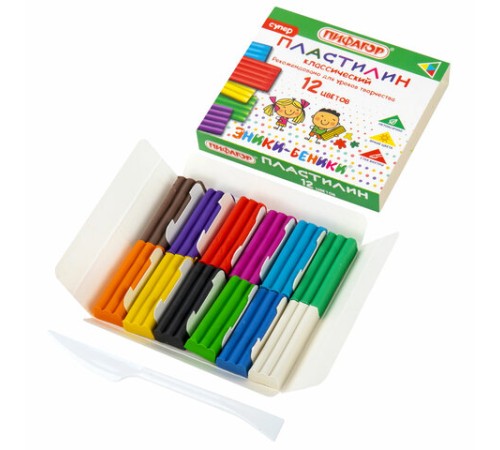 Пластилин классический ПИФАГОР 