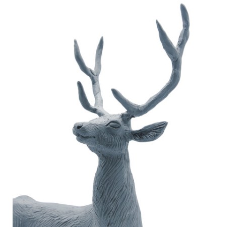 Пластилин скульптурный BRAUBERG ART CLASSIC, серый, 0,5 кг, твердый, 106517