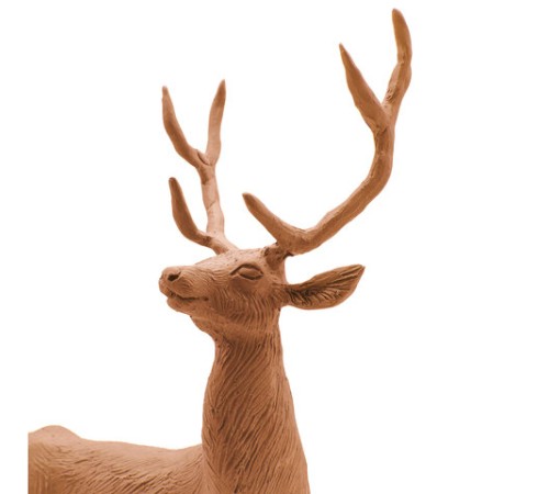 Пластилин скульптурный BRAUBERG ART CLASSIC, терракотовый, 1 кг, мягкий, 106523