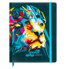 Дневник 1-11 класс 48 л., кожзам (твердая), печать, резинка, конверт, BRAUBERG, 