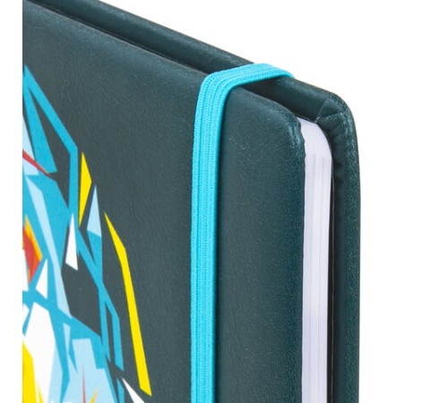 Дневник 1-11 класс 48 л., кожзам (твердая), печать, резинка, конверт, BRAUBERG, 