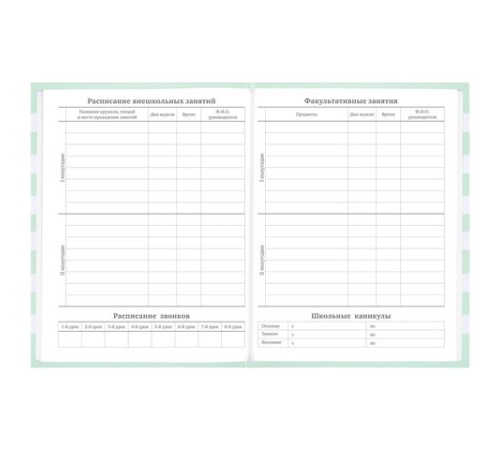 Дневник 1-11 класс 48 л., твердый, BRAUBERG, блестки, с подсказом, 