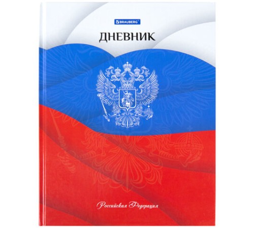 Дневник 5-11 класс 48 л., твердый, BRAUBERG, глянцевая ламинация, с подсказом, 