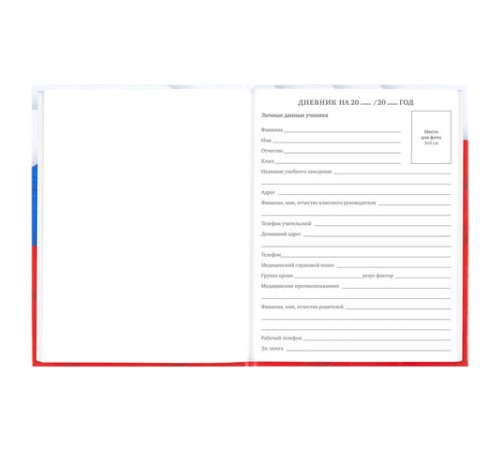 Дневник 5-11 класс 48 л., твердый, BRAUBERG, глянцевая ламинация, с подсказом, 