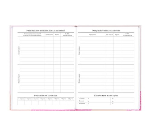 Дневник 5-11 класс 48 л., твердый, BRAUBERG, глянцевая ламинация, с подсказом, 