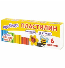 Пластилин мягкий ЮНЛАНДИЯ 
