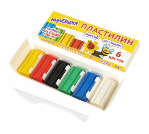 Пластилин мягкий ЮНЛАНДИЯ 