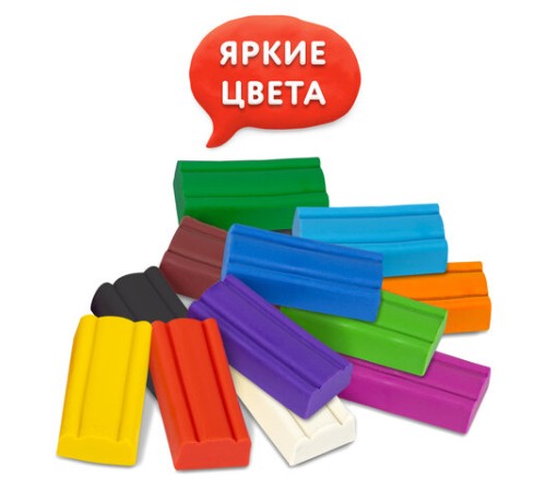 Пластилин мягкий ЮНЛАНДИЯ 