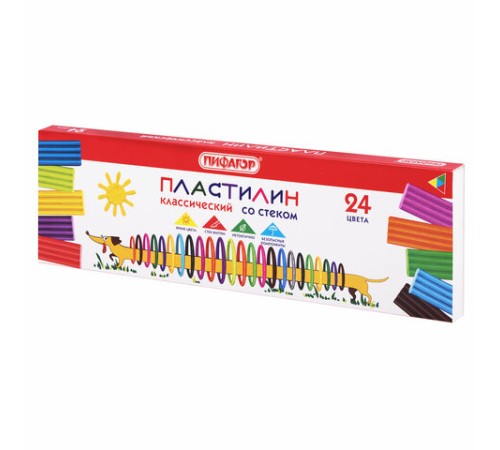Пластилин классический ПИФАГОР 