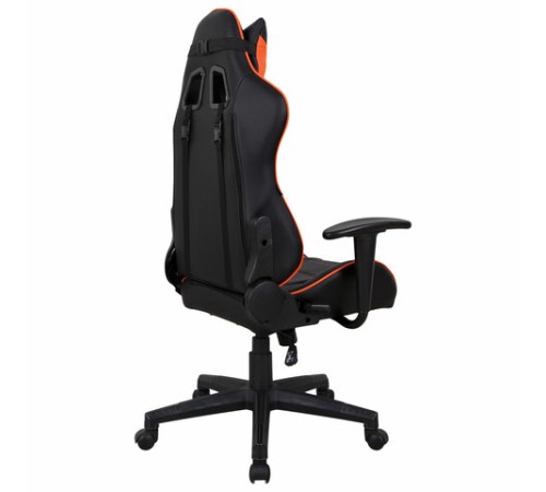 Кресло компьютерное BRABIX "GT Racer GM-100", две подушки, экокожа, черное/оранжевое, 531925 Кресло компьютерное BRABIX "GT Racer GM-100", две подушки, экокожа, черное/оранжевое, 531925