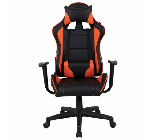 Кресло компьютерное BRABIX "GT Racer GM-100", две подушки, экокожа, черное/оранжевое, 531925 Кресло компьютерное BRABIX "GT Racer GM-100", две подушки, экокожа, черное/оранжевое, 531925