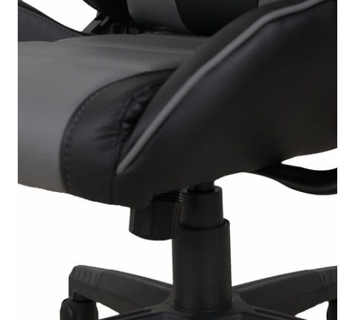 Кресло компьютерное BRABIX "GT Racer GM-100", две подушки, экокожа, черное/серое, 531926 Кресло компьютерное BRABIX "GT Racer GM-100", две подушки, экокожа, черное/серое, 531926