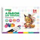 Альбом для акварели А4 24 л., бумага 180 г/м2, гребень, обложка картон, BRAUBERG KIDS, 