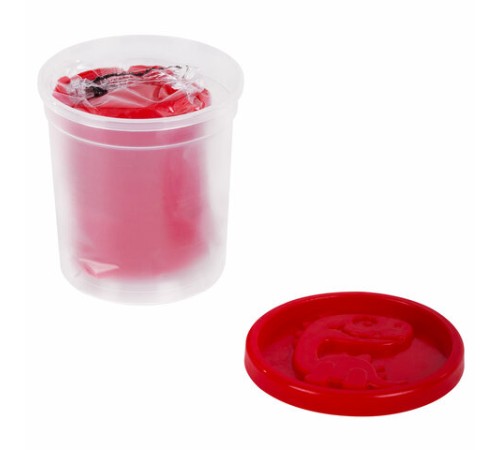 Пластилин-тесто для лепки BRAUBERG KIDS, 4 цвета, 560 г, яркие классические цвета, крышки-штампики, 106715