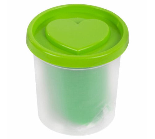 Пластилин-тесто для лепки BRAUBERG KIDS, 4 цвета, 560 г, яркие неоновые цвета, крышки-штампики, 106716