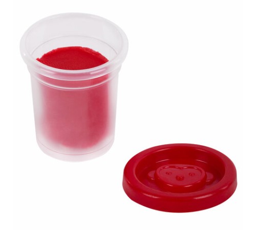 Пластилин-тесто для лепки BRAUBERG KIDS, 6 цветов, 300 г, яркие классические цвета, крышки-штампики, 106718