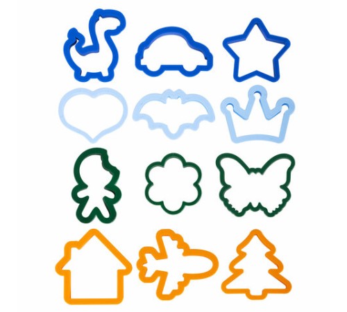 Пластилин-тесто для лепки BRAUBERG KIDS, 40 шт., 2000 г, 12 формочек, 2 стека, 2 штампика, 1 скалка, 20 пакетиков для хранения, 106724