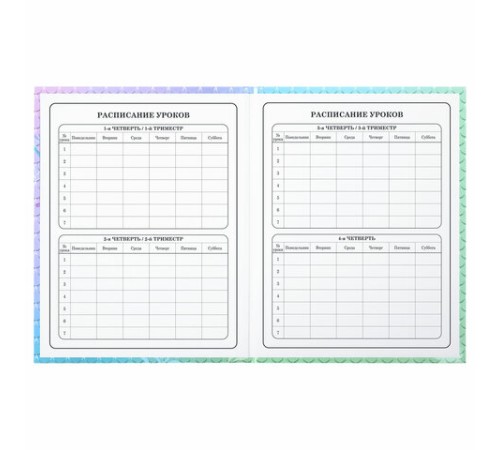 Дневник 1-4 класс 48 л., твердый, ЮНЛАНДИЯ, глянцевая ламинация, с подсказом, 