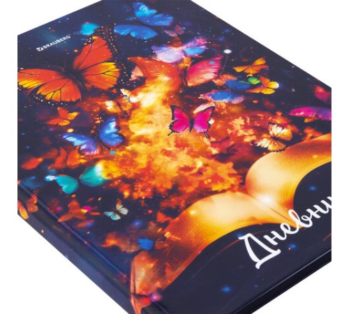 Дневник 1-4 класс 48 л., твердый, BRAUBERG, глянцевая ламинация, с подсказом, 