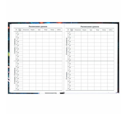Дневник 1-11 класс 40 л., твердый, BRAUBERG, глянцевая ламинация, 