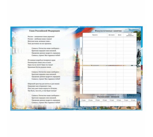 Дневник 1-11 класс 40 л., твердый, BRAUBERG, ламинация, цветная печать, 