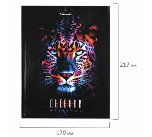 Дневник 5-11 класс 48 л., гибкая обложка, BRAUBERG, глянцевая ламинация, с подсказом, 