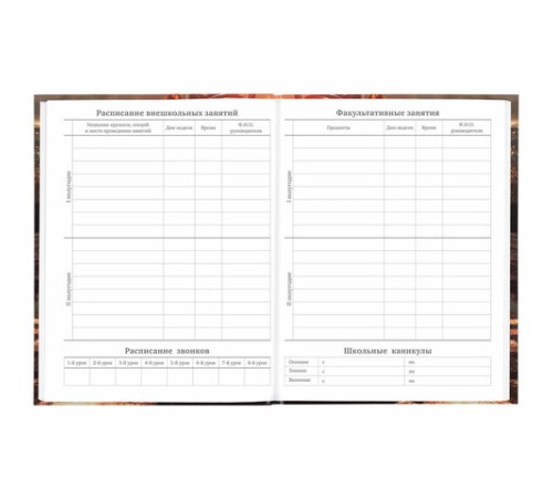 Дневник 5-11 класс 48 л., твердый, BRAUBERG, глянцевая ламинация, с подсказом, 