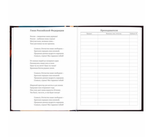 Дневник 5-11 класс 48 л., твердый, BRAUBERG, глянцевая ламинация, с подсказом, 