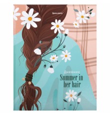 Дневник 5-11 класс 48 л., твердый, BRAUBERG, глянцевая ламинация, с подсказом, 