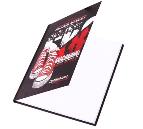 Дневник 5-11 класс 48 л., твердый, BRAUBERG, выборочный лак, с подсказом, 