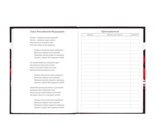 Дневник 5-11 класс 48 л., твердый, BRAUBERG, выборочный лак, с подсказом, 