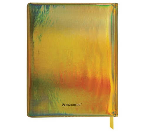 Дневник 1-11 класс 48 л., кожзам (твердая с поролоном), фольга, BRAUBERG HOLIDAY, 