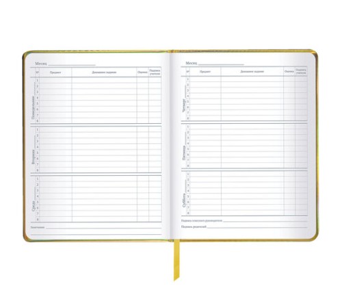 Дневник 1-11 класс 48 л., кожзам (твердая с поролоном), фольга, BRAUBERG HOLIDAY, 