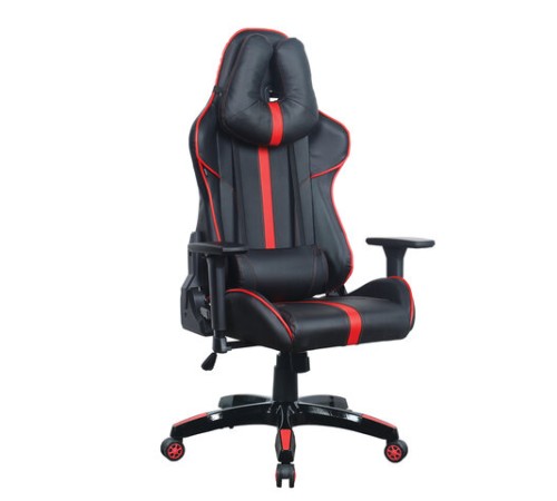 Кресло компьютерное BRABIX "GT Carbon GM-120", две подушки, экокожа, черное/красное, 531931 Кресло компьютерное BRABIX "GT Carbon GM-120", две подушки, экокожа, черное/красное, 531931