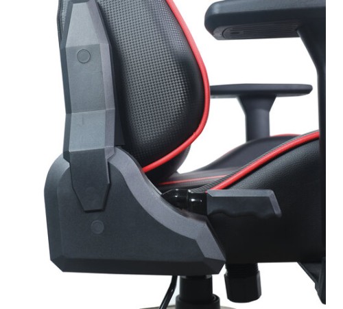 Кресло компьютерное BRABIX "GT Carbon GM-120", две подушки, экокожа, черное/красное, 531931 Кресло компьютерное BRABIX "GT Carbon GM-120", две подушки, экокожа, черное/красное, 531931