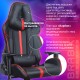 Кресло компьютерное BRABIX "GT Carbon GM-120", две подушки, экокожа, черное/красное, 531931