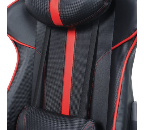 Кресло компьютерное BRABIX "GT Carbon GM-120", две подушки, экокожа, черное/красное, 531931 Кресло компьютерное BRABIX "GT Carbon GM-120", две подушки, экокожа, черное/красное, 531931