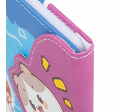 Дневник 1-11 класс 48 л., кожзам (твердая), магнитный клапан, ЮНЛАНДИЯ, 