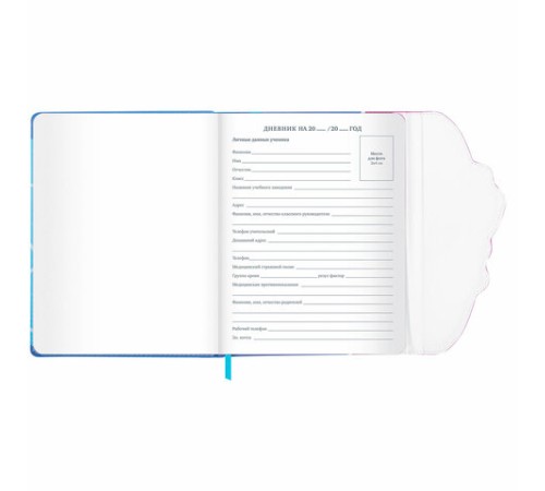 Дневник 1-11 класс 48 л., кожзам (твердая), магнитный клапан, ЮНЛАНДИЯ, 