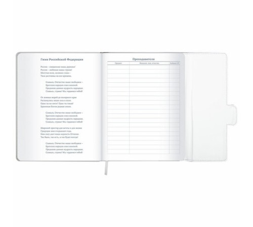 Дневник 1-11 класс 48 л., кожзам (твердая), магнитный клапан, ЮНЛАНДИЯ, 