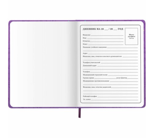 Дневник 1-4 класс 48 л., кожзам (твердая), 3D-элемент, ЮНЛАНДИЯ, 