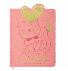 Дневник 1-4 класс 48 л., кожзам (твердая с поролоном), фигурный край, ЮНЛАНДИЯ, 