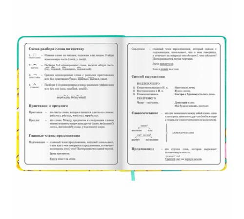Дневник 1-4 класс 48 л., кожзам (твердая с поролоном), печать, аппликация, ЮНЛАНДИЯ, 